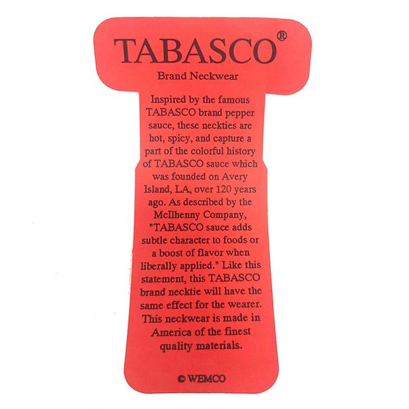 NWT Tabasco Silk Tie – Burger & Fries - Picture 5 of 7